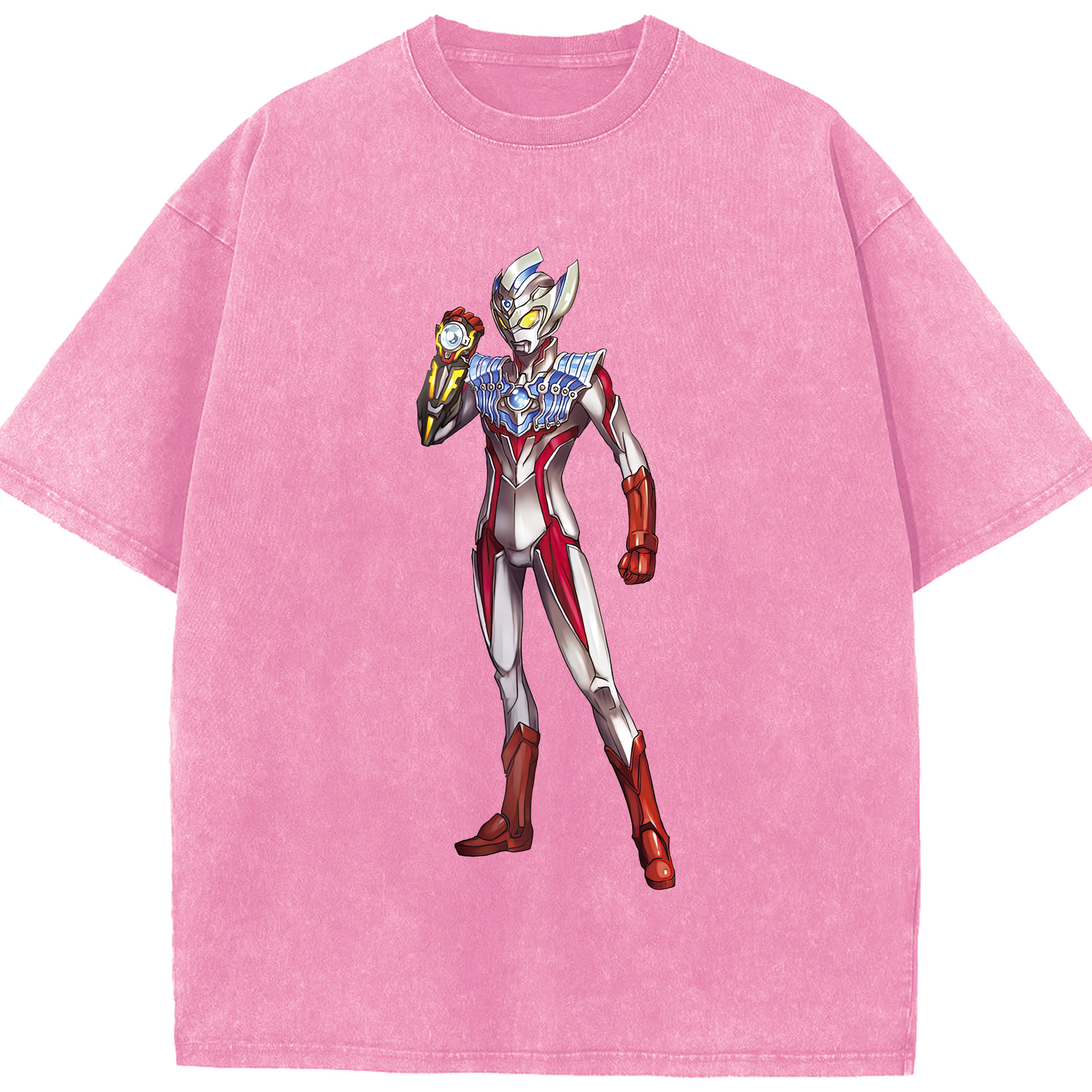 （画像用） ウルトラマン Ultraman 綿100% ヴィンテージ風 半袖Tシャツ（フロントプリント）
